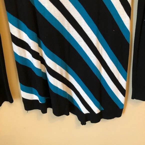 WHBM Asymmetrical Striped Sweater - Picture 3 of 10